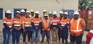 Group of participants in the AIFFP-supported 'Prepare to Work Safely in the Construction Industry' course. Pic: AIFFP website.