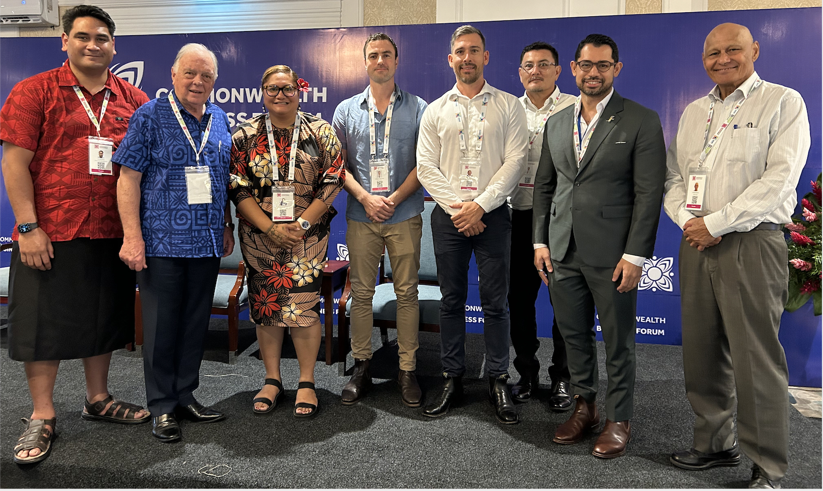 Photo: Australia Pacific Business Councils delegates at CHOGM in Samoa (Photo supplied).